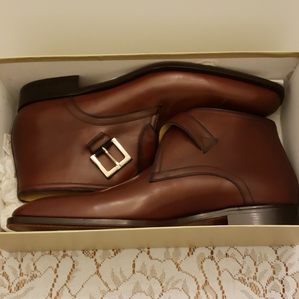 Massimo Emporio Felix Buckled Dress Shoes